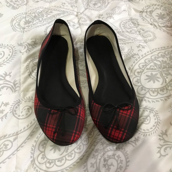 J. Crew made in Italy plaid ballet flats SOLD - Picture 2 of 7